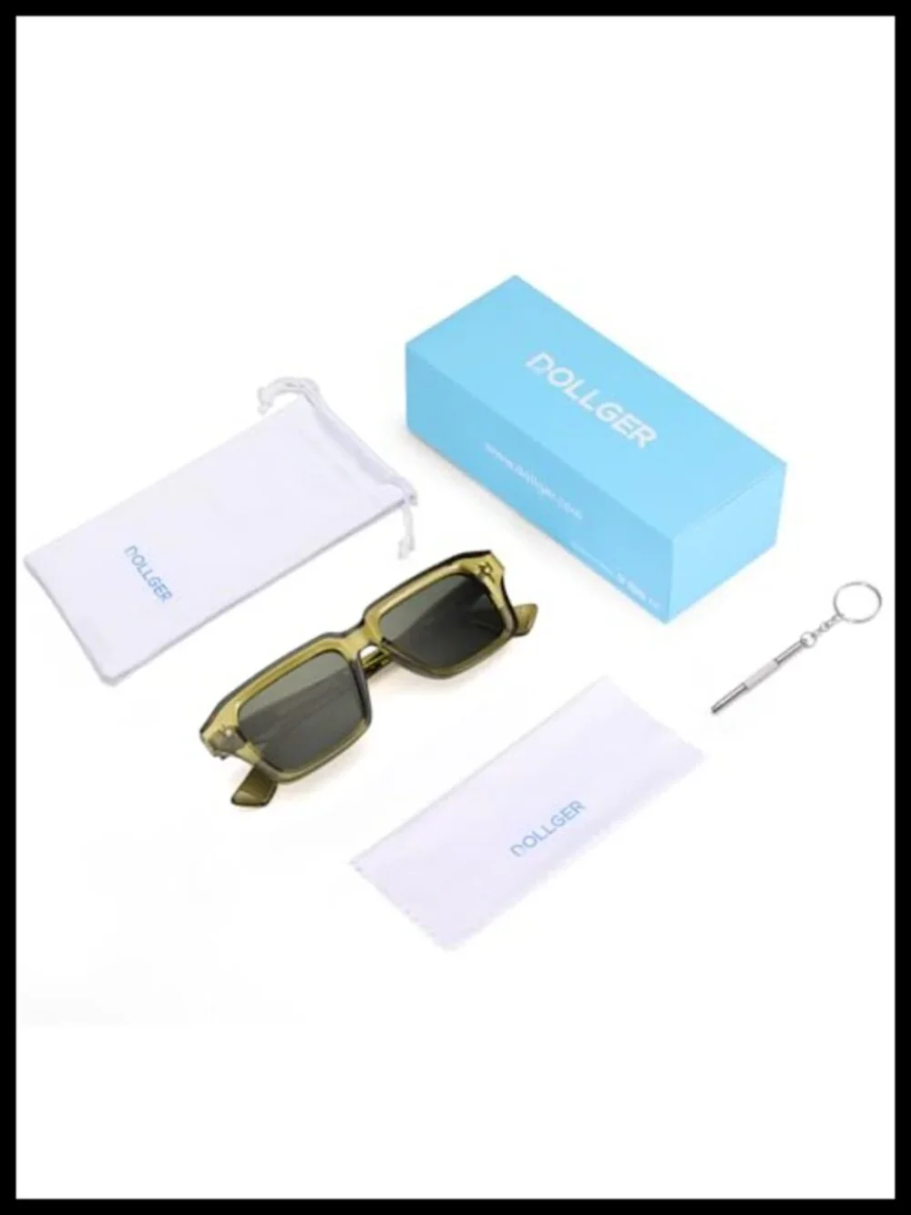 Retro Oversized Thick Square Sunglasses Men UV Protection